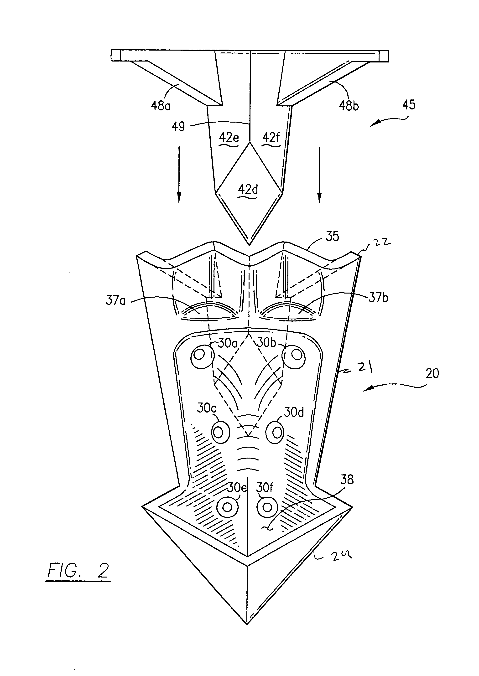 Device for mounting an object at the corner of a room