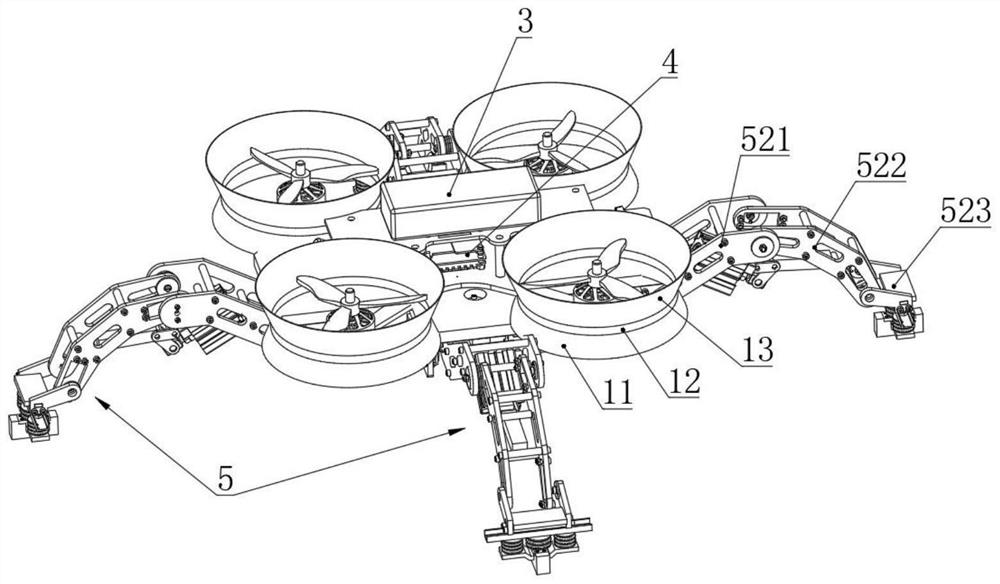 A method of using a high-altitude rescue drone with a shock absorbing device