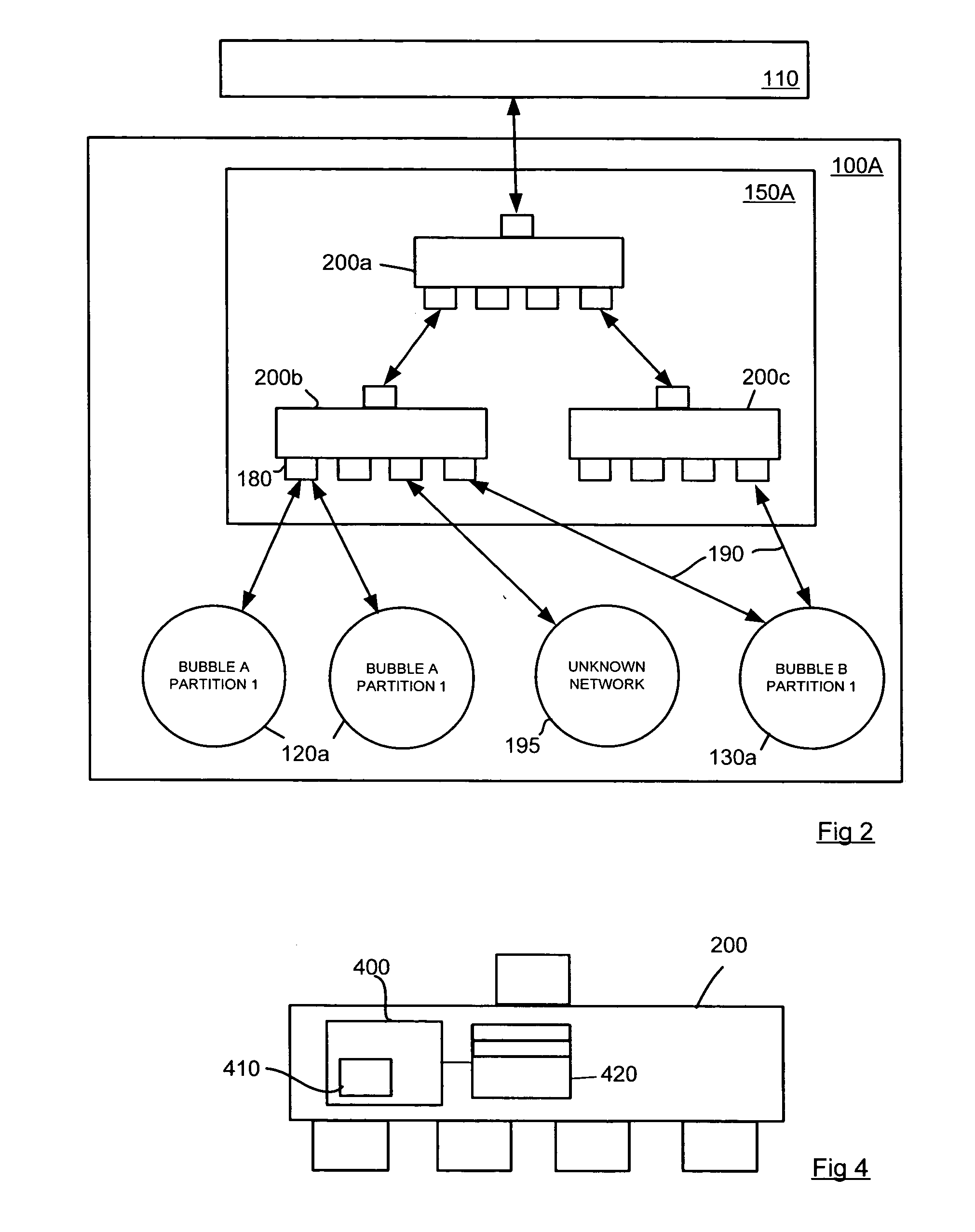 Method and apparatus for implementing security policies in a network