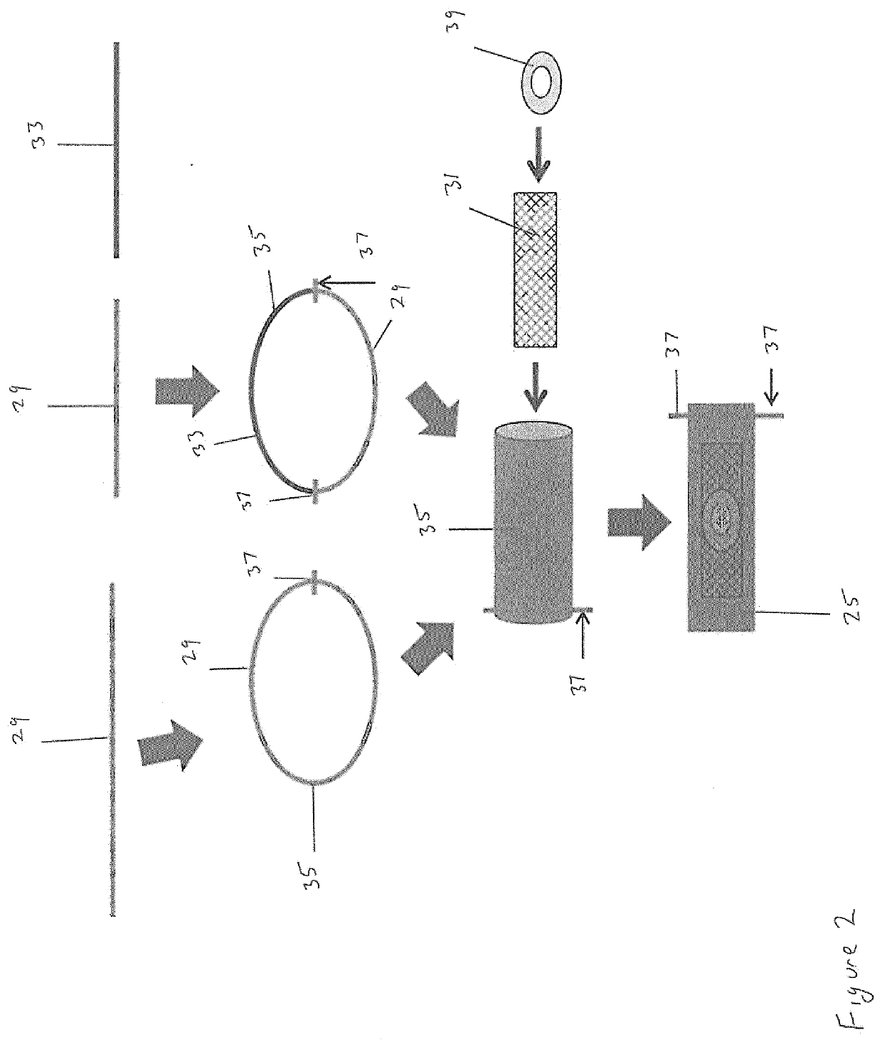 Device for manufacturing a composite part