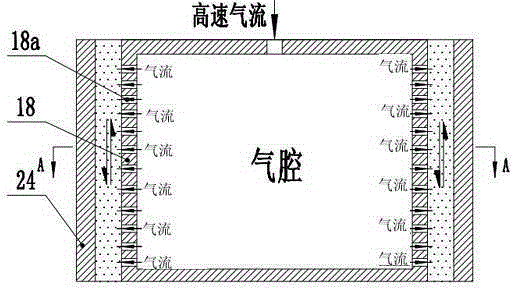 Airflow-assisted abrasive flow polishing method for internal cylindrical surface