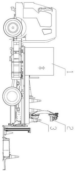 A traffic cone retractable engineering vehicle and its retractable method