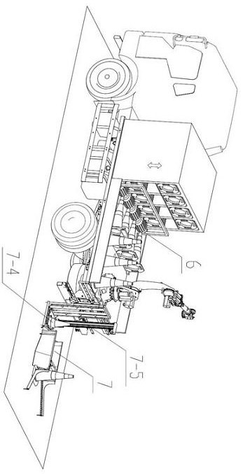 A traffic cone retractable engineering vehicle and its retractable method