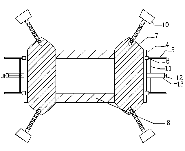 Offshore simple floating platform