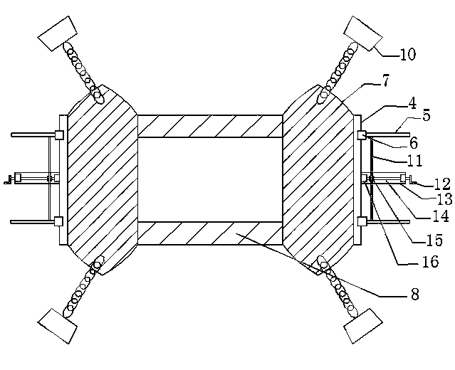 Offshore simple floating platform