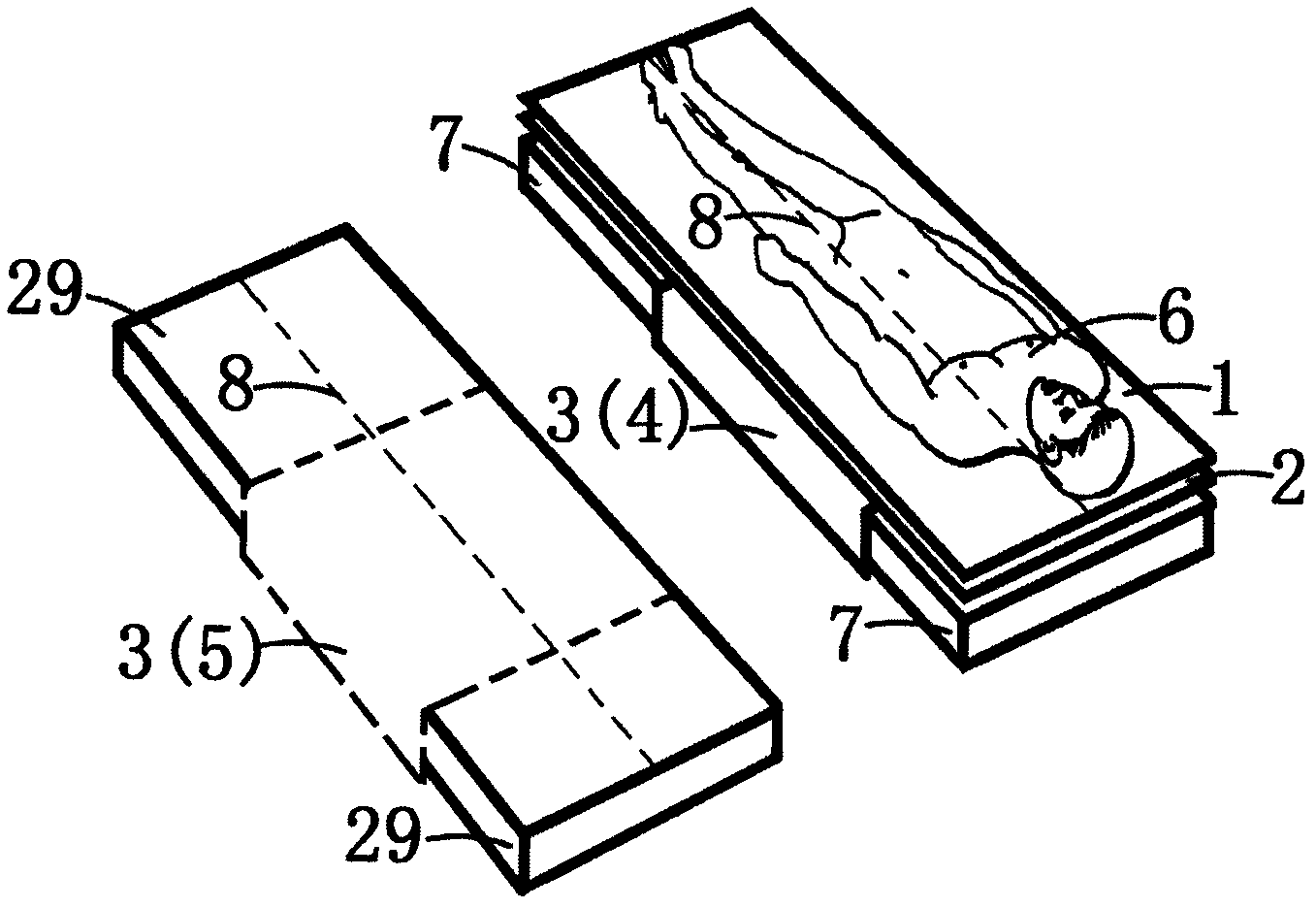 Drawsheet for moving patient and moving method thereof