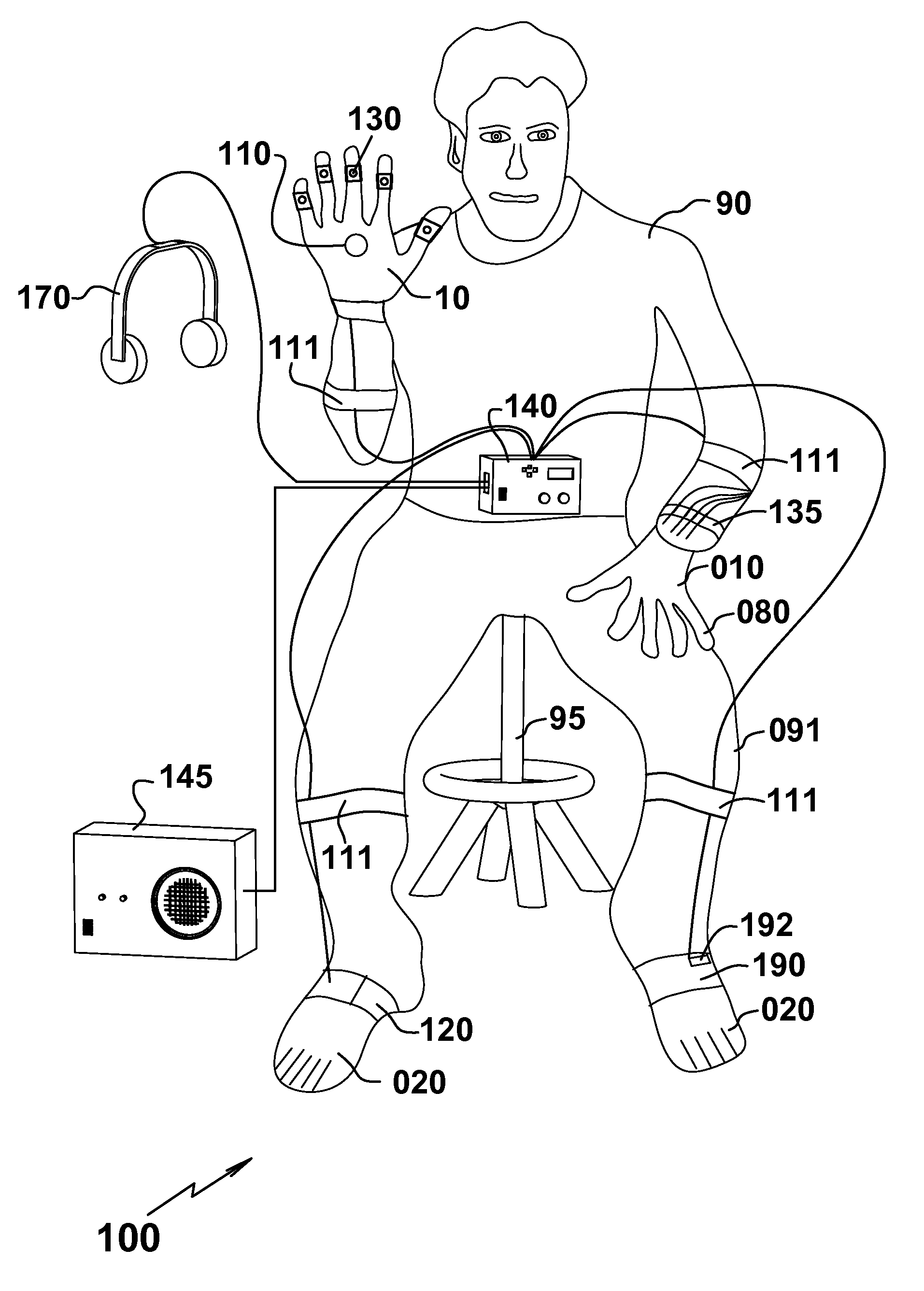 Wearable Trigger Electronic Percussion Music System