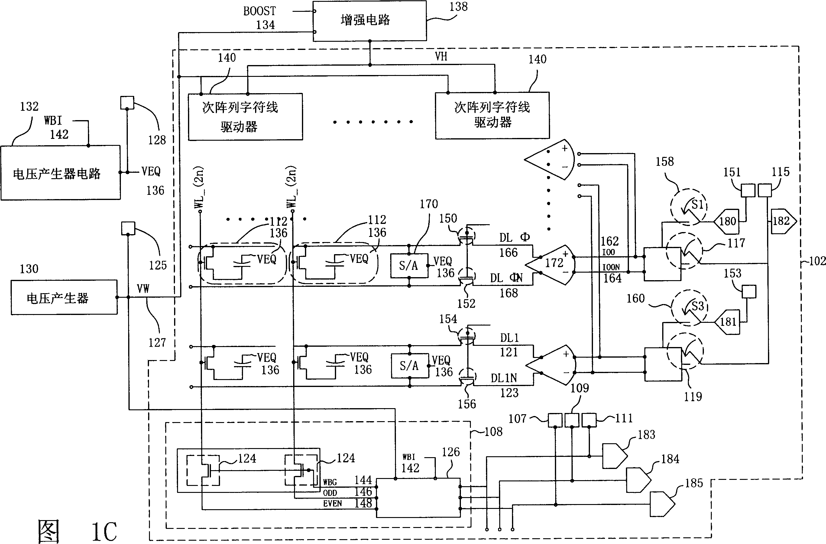 Memory device for pre-burning test and method therefor