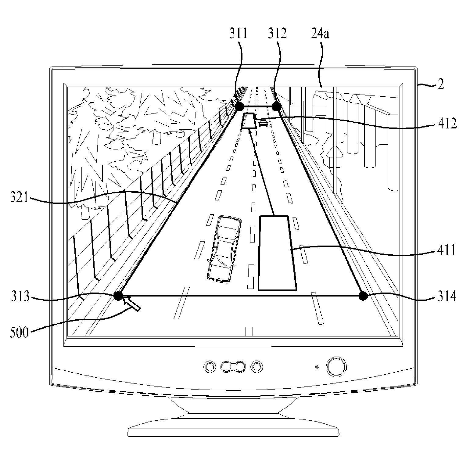 Method and apparatus for detecting object using perspective plane