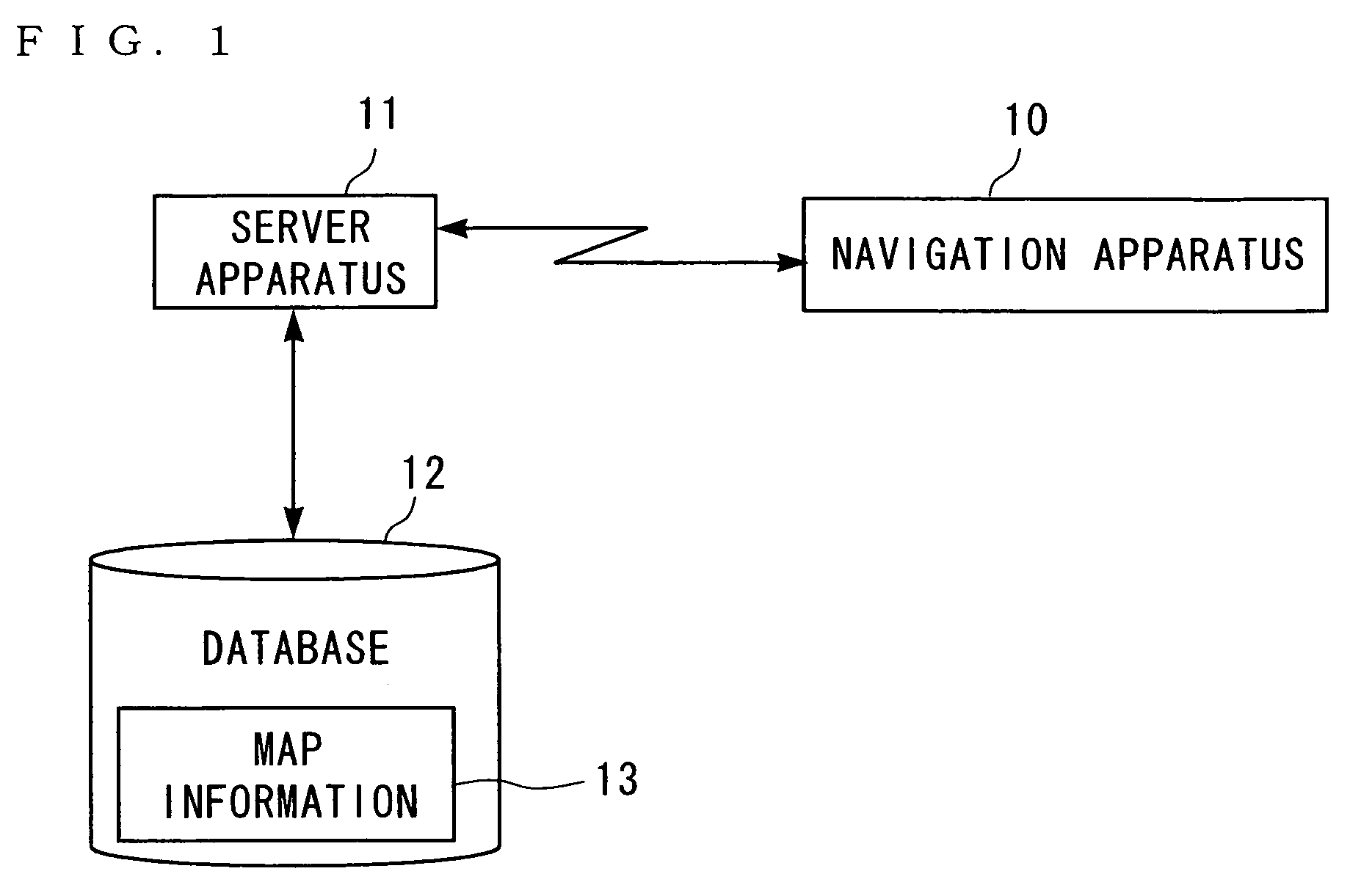 Navigation apparatus and server apparatus