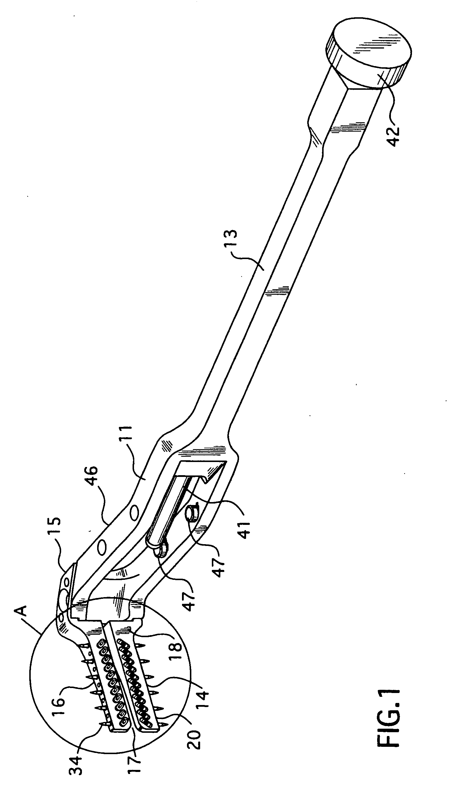 Stapling apparatus for performing anastomosis on hollow organs