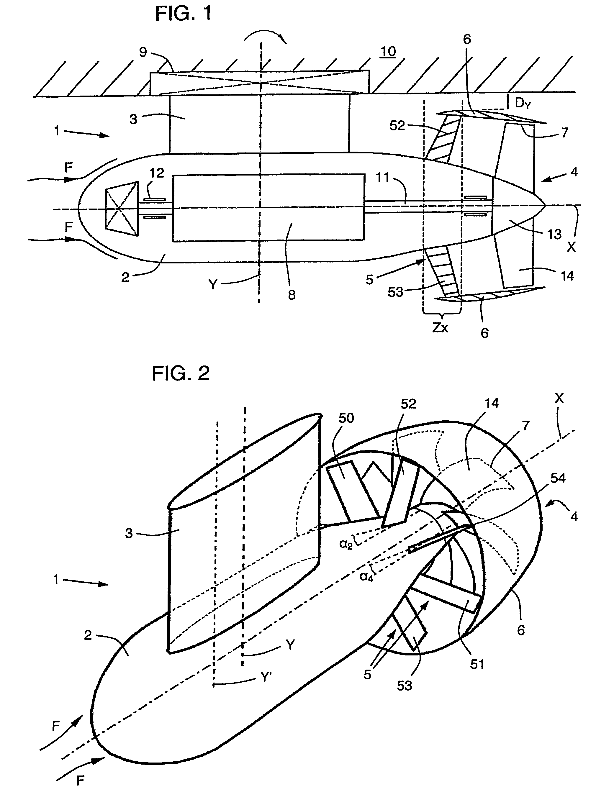 Marine engine assembly including a pod mountable under a ship's hull