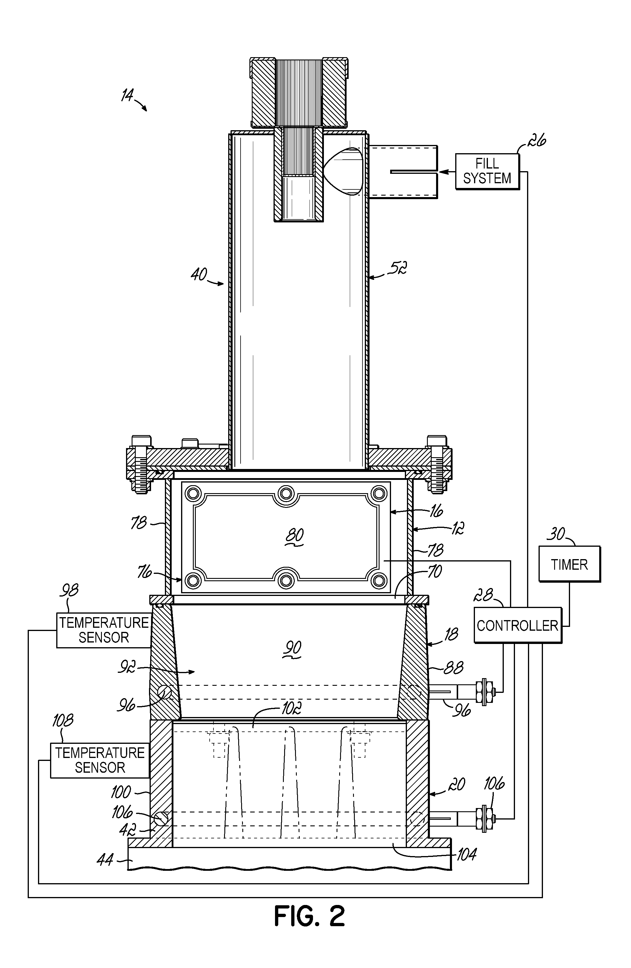 Adhesive dispensing system and method using smart melt heater control