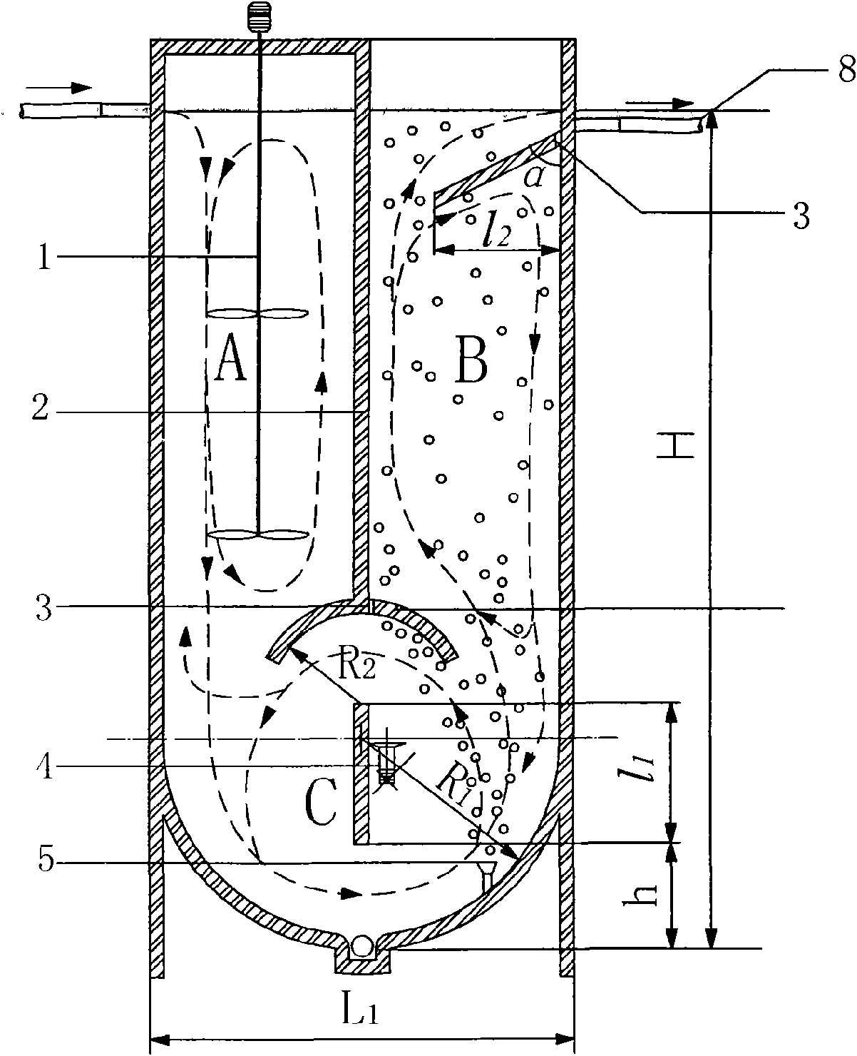 Method for controlling residual sludge reduction in activated sludge-sewage treatment system and reactor