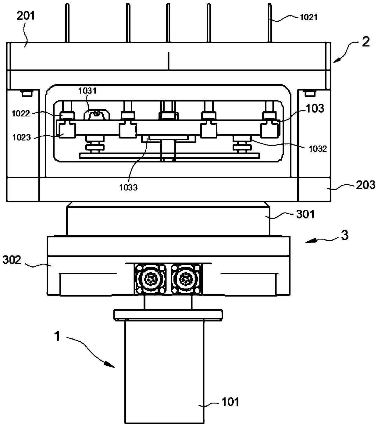 Transfer device for jet printing of film substrate, electronic printing system and electronic printing method