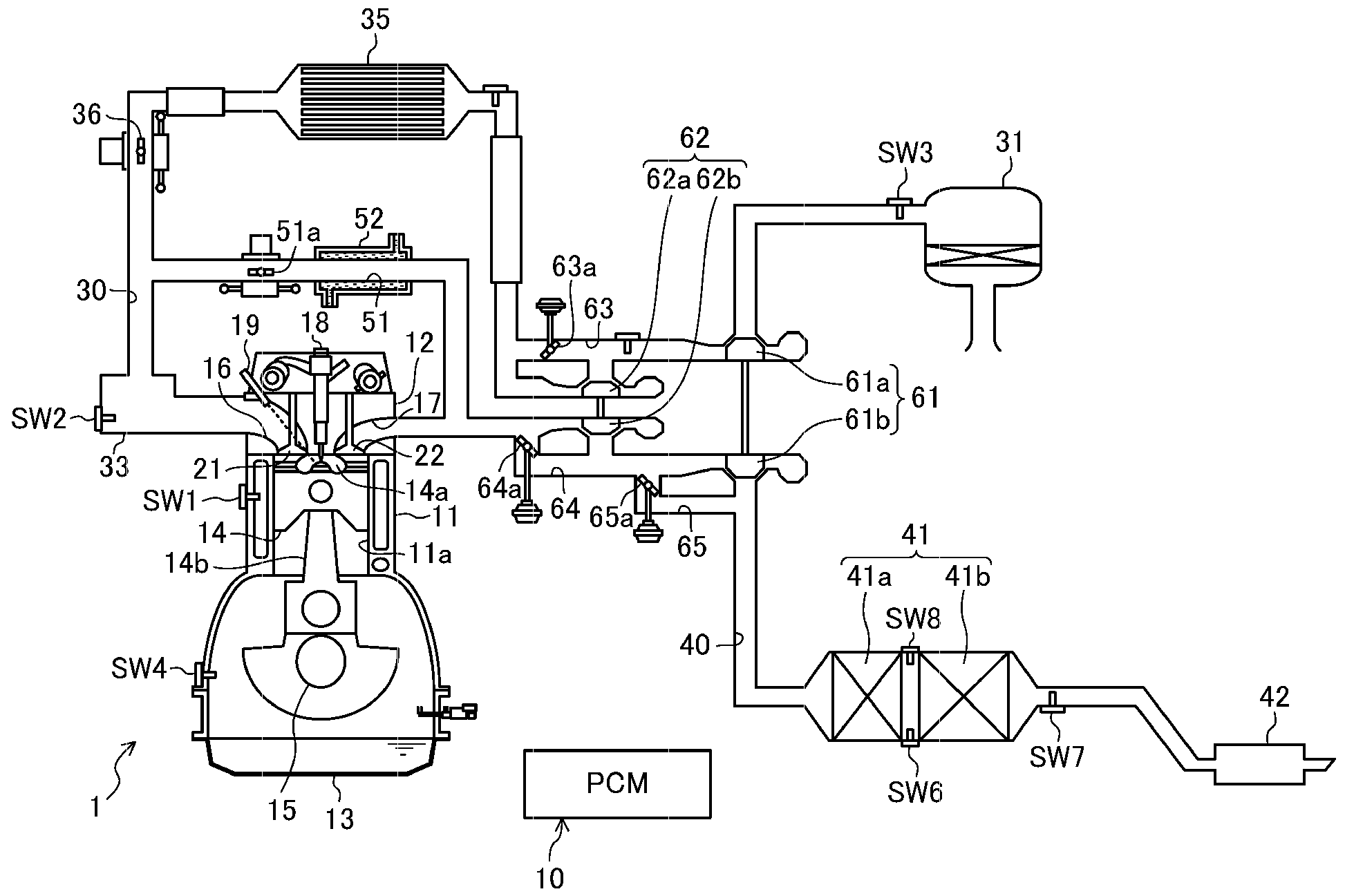 Control device and control method of diesel engine