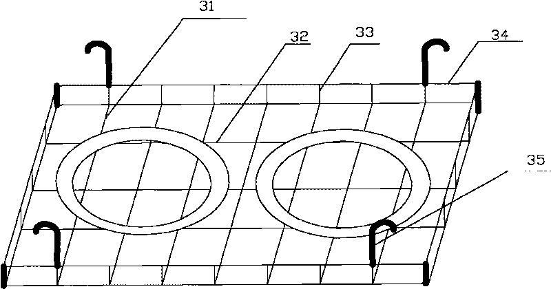 Meter-class aluminum alloy forging ring quenching method