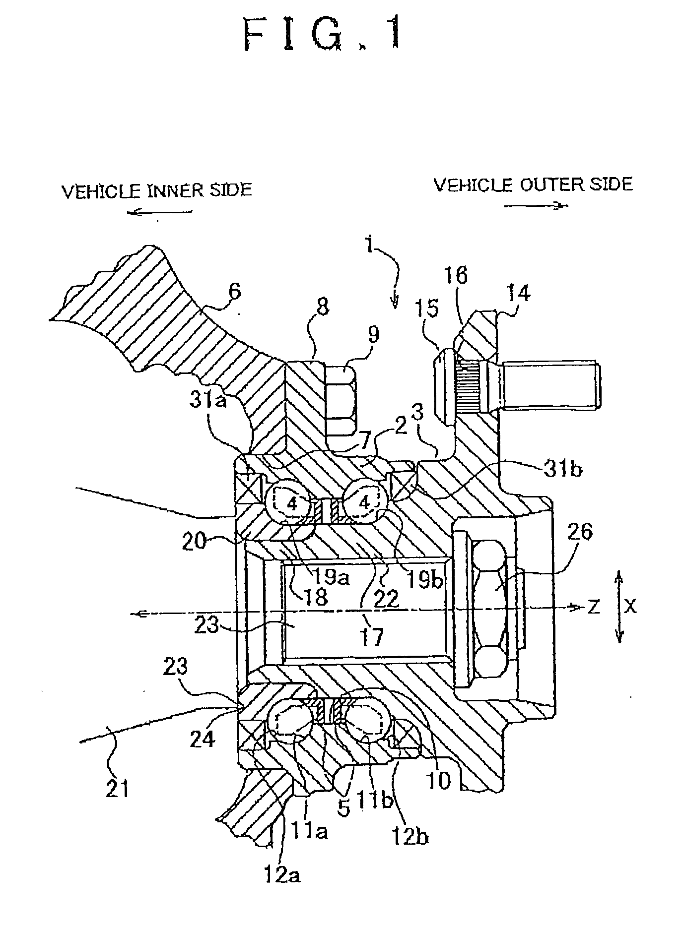 Rolling bearing device