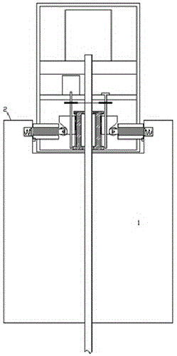A water conservancy gate device with a reset device and capable of automatic locking