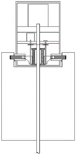 A water conservancy gate device with a reset device and capable of automatic locking