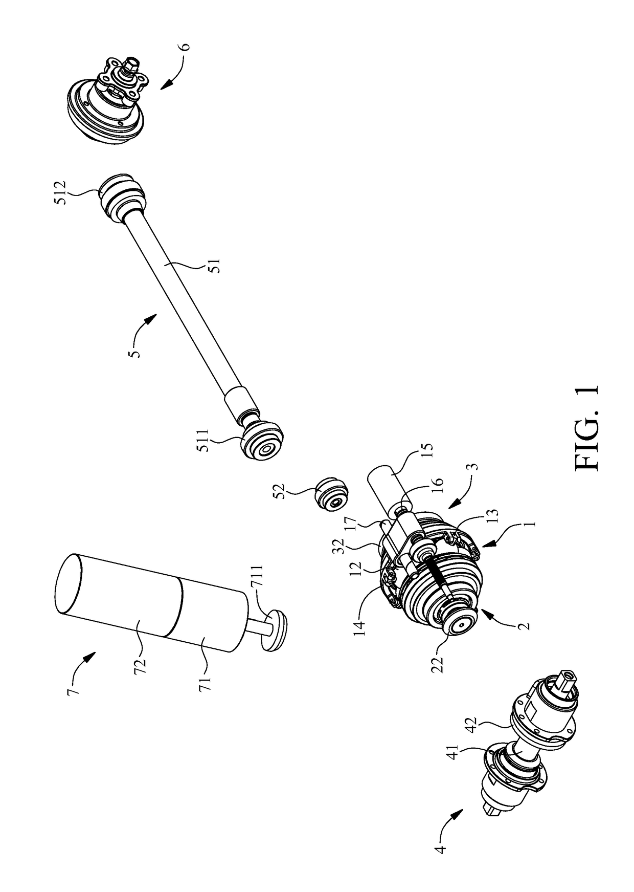 Linear gear shift mechanism for chainless vehicle