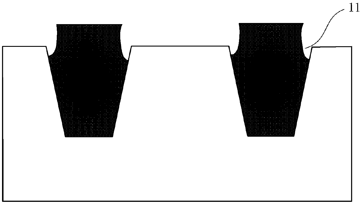 Shallow trench isolation structure and preparation method thereof