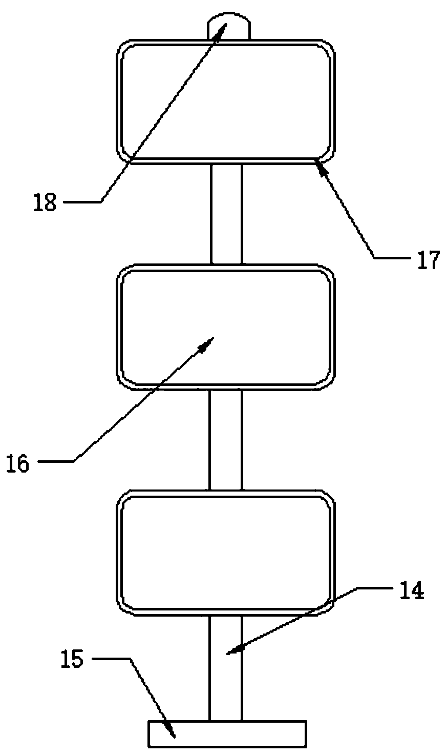 Energy-saving and efficient pipe belt type automobile radiator