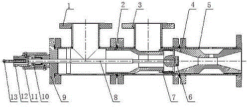 Heating-type dynamically adjustable steam-water directly mixing heat exchange device