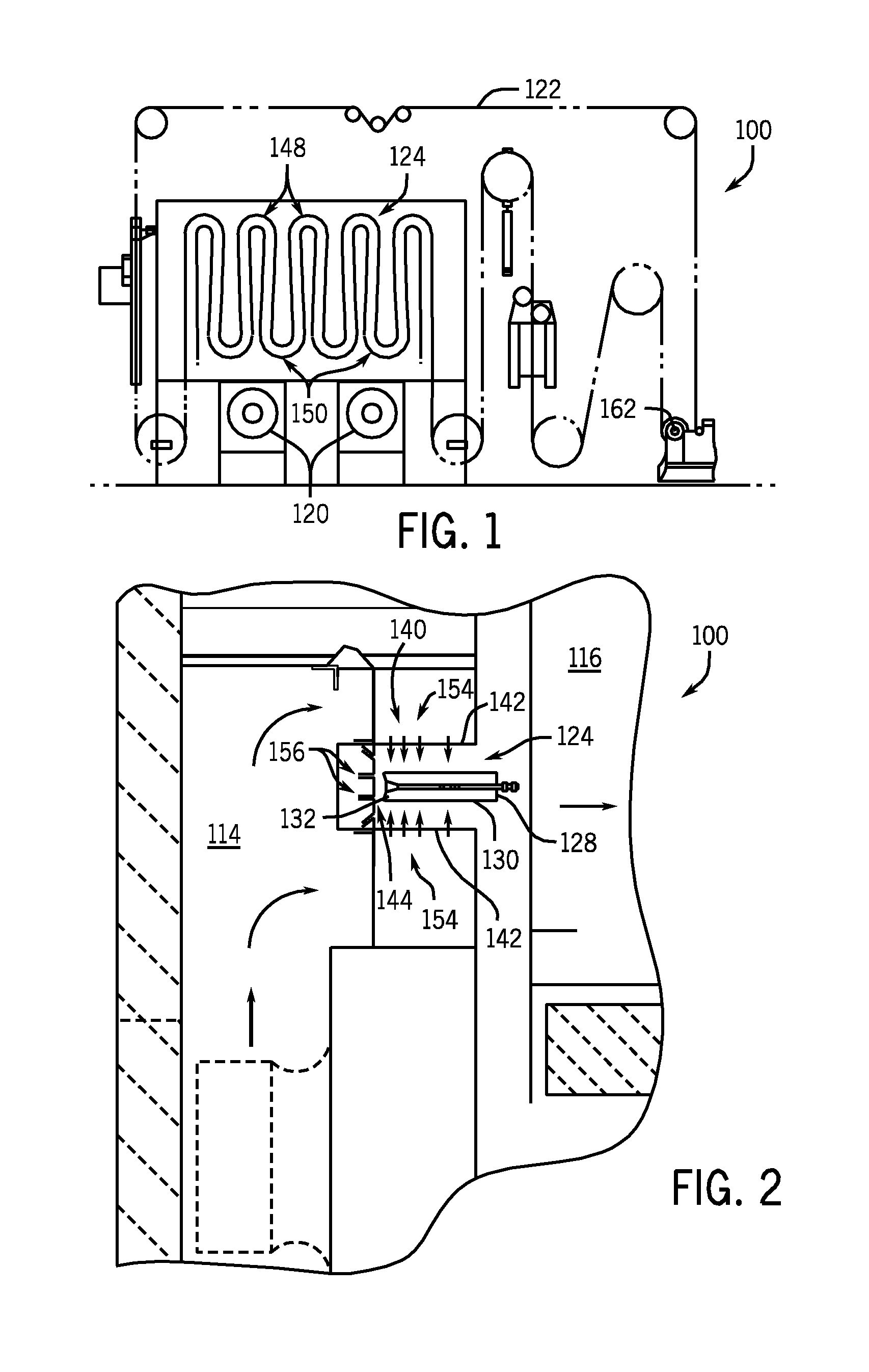 Pin Oven with a Continuous U-Shaped Duct