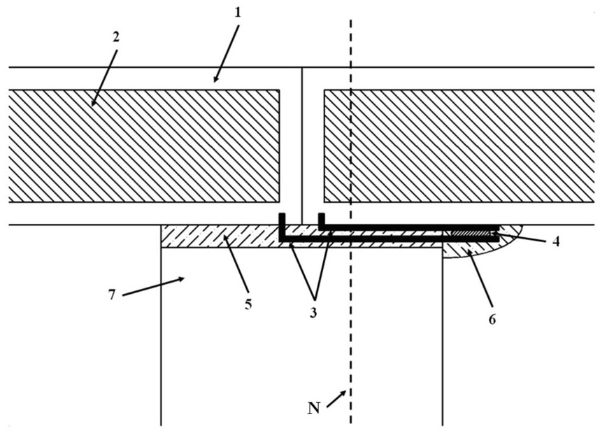 An interconnection structure of a solar wing cell assembly and its preparation process