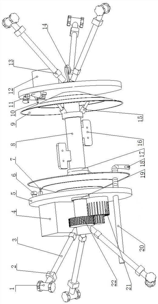 Pipeline cleaning method and remote-controlled spin-washing type pipeline cleaning robot used