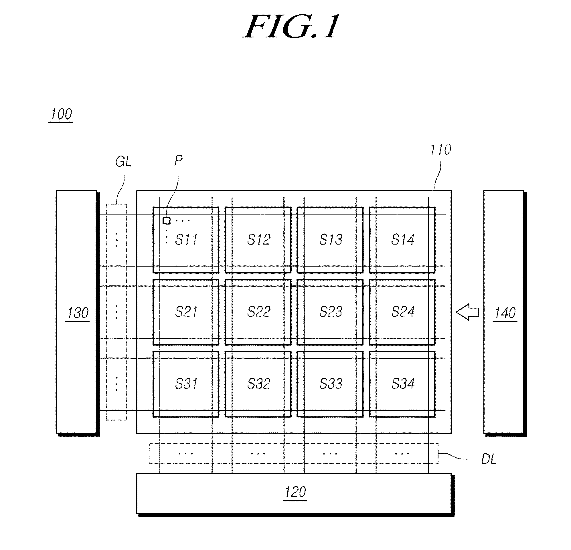 Display device integrated with touch screen panel and method of fabricating the same
