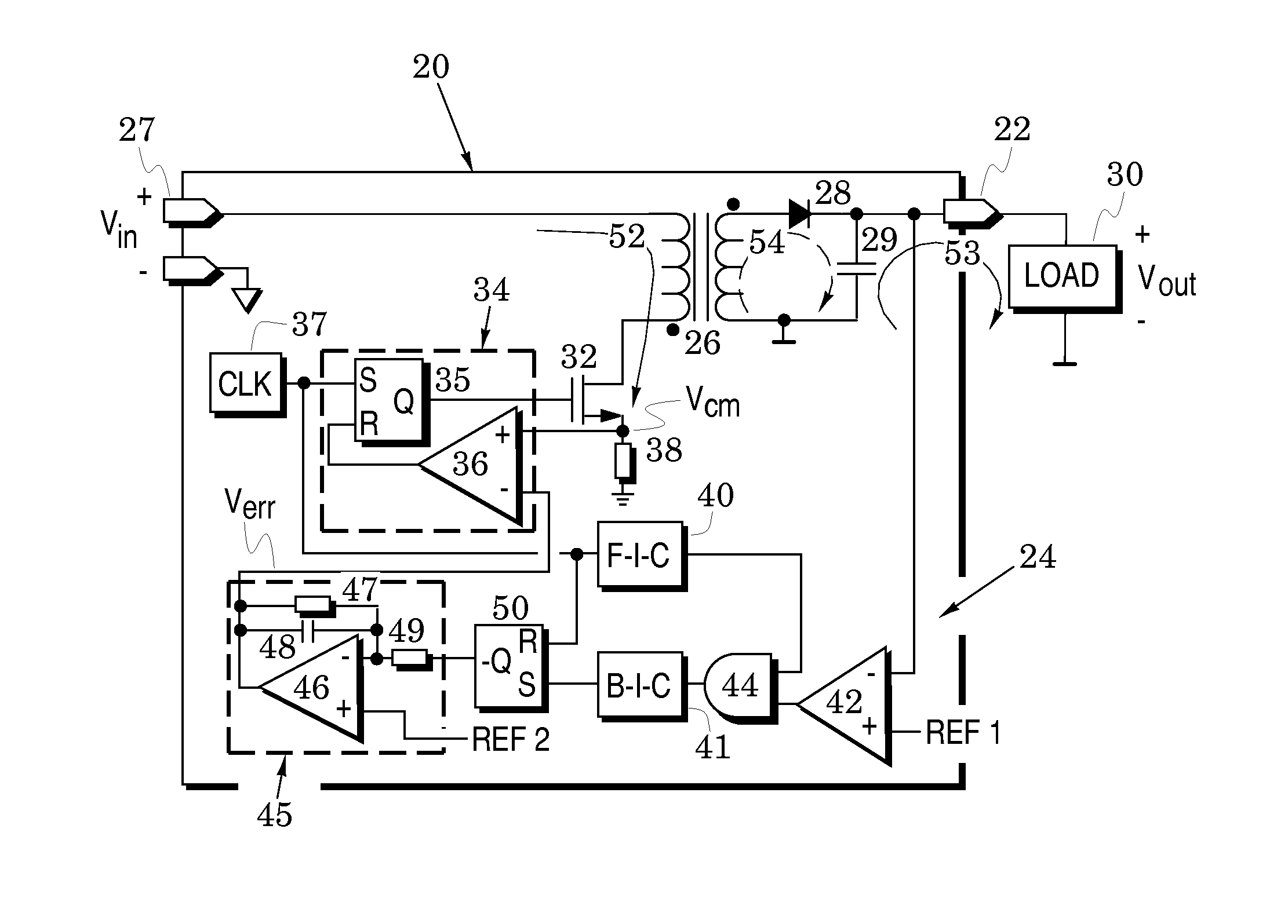 Switching converter systems with isolating digital feedback loops