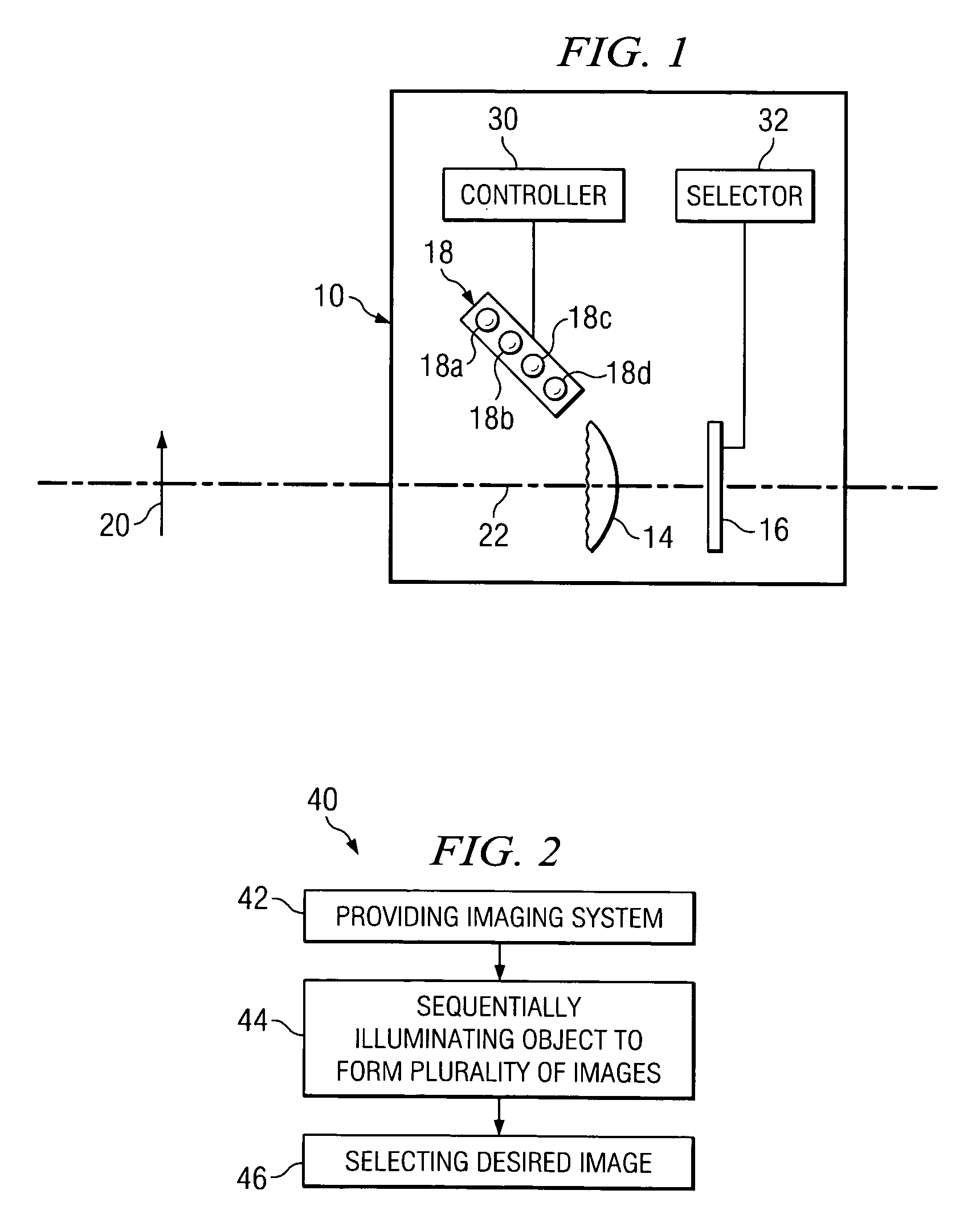 Imaging system with large depth of field