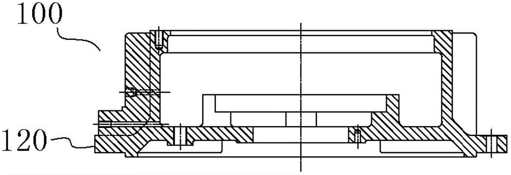 Simple method for reducing temperature of bearing block and air-cooled bearing structure