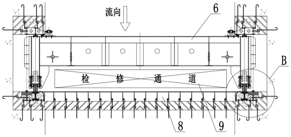 Gate slot device suitable for different types of bulkhead gates