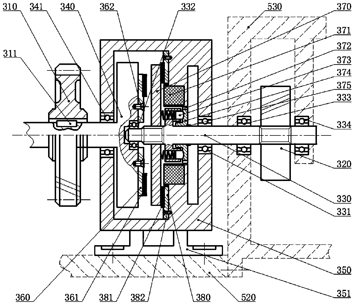 Dual-mode rear wheel active steering device