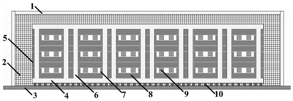 Three-dimensional packaging phase change heat dissipation device