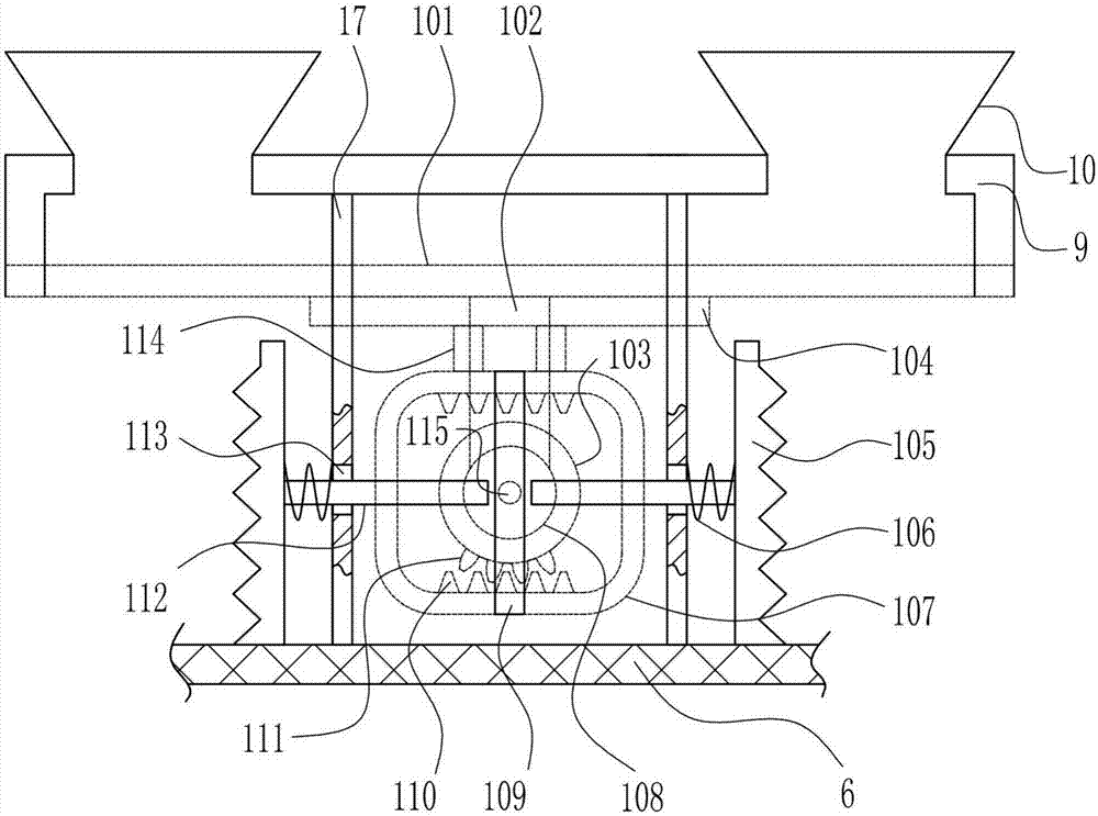 Efficient shell crushing device for electronic technology