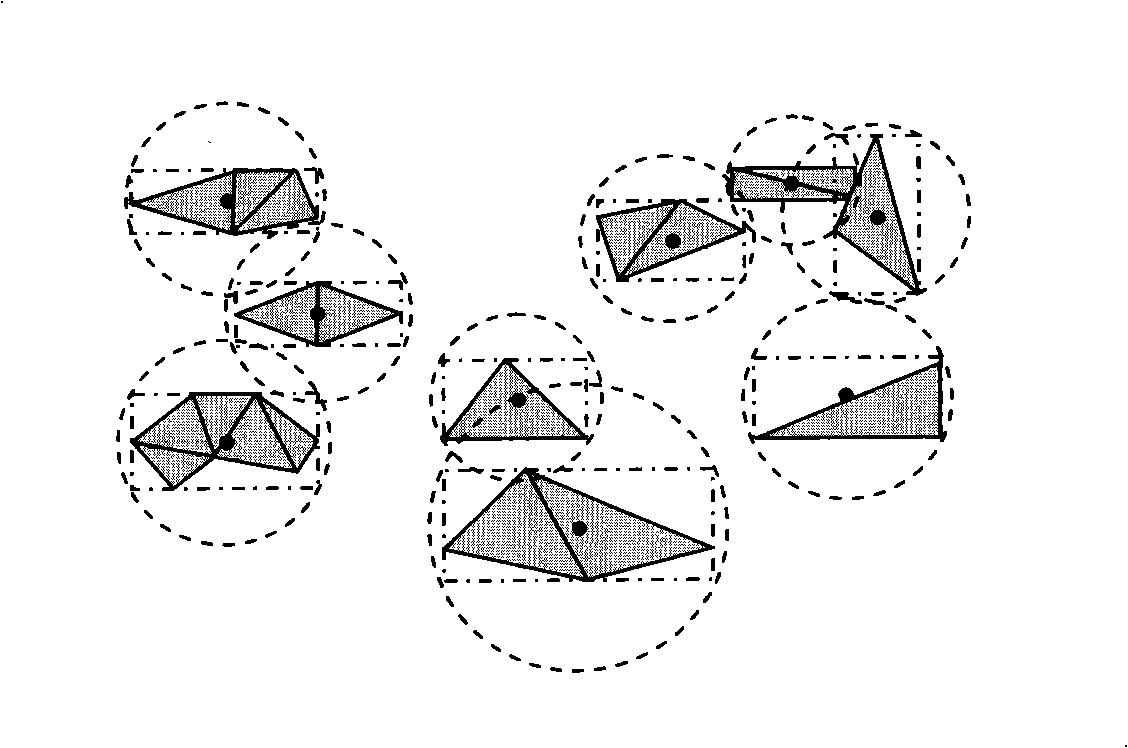 STL model boolean operation method of products