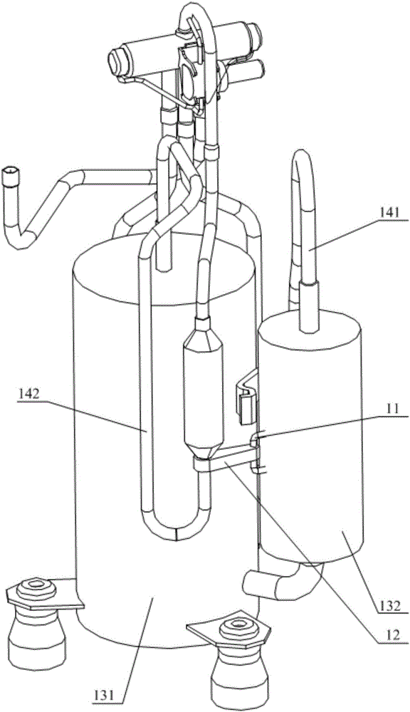 Refrigeration equipment and compressor assembly thereof