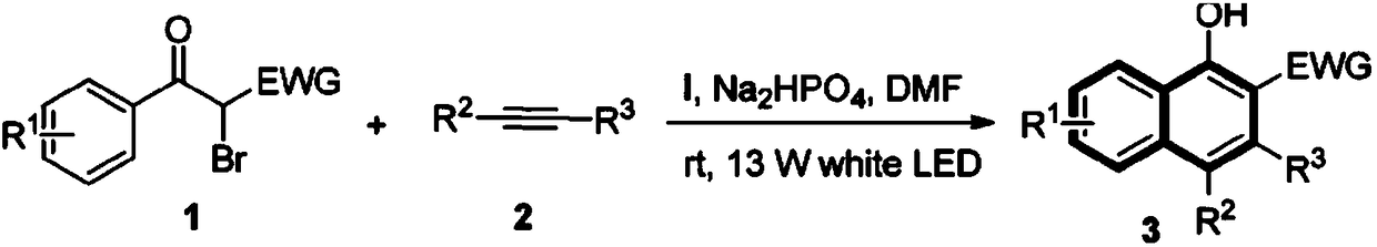 Preparation method of naphthalenone compound