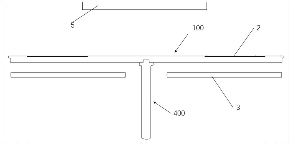 Wafer transmission cavity, wafer deposition system and wafer taking-out method