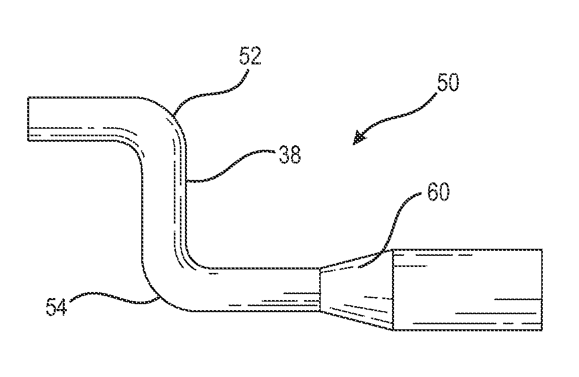 Method and apparatus to minimize air-slurry separation during gypsum slurry flow
