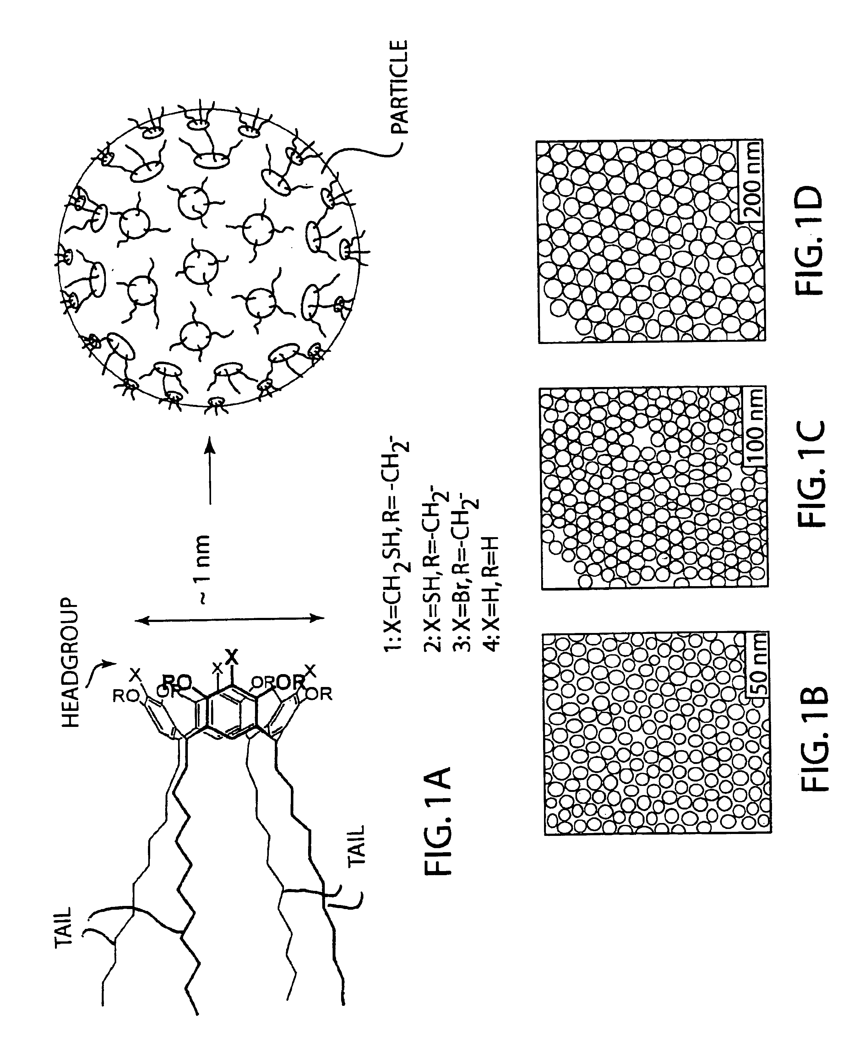 Nanoparticle arrays and sensors using same