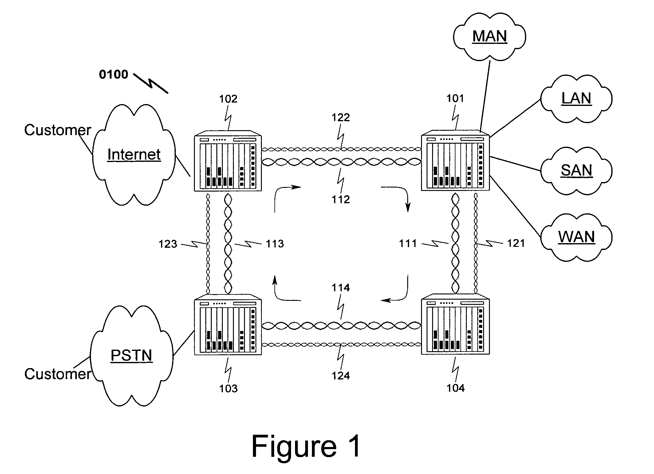 Method of adapting an optical network to provide lightpaths to dynamically assigned higher priority traffic