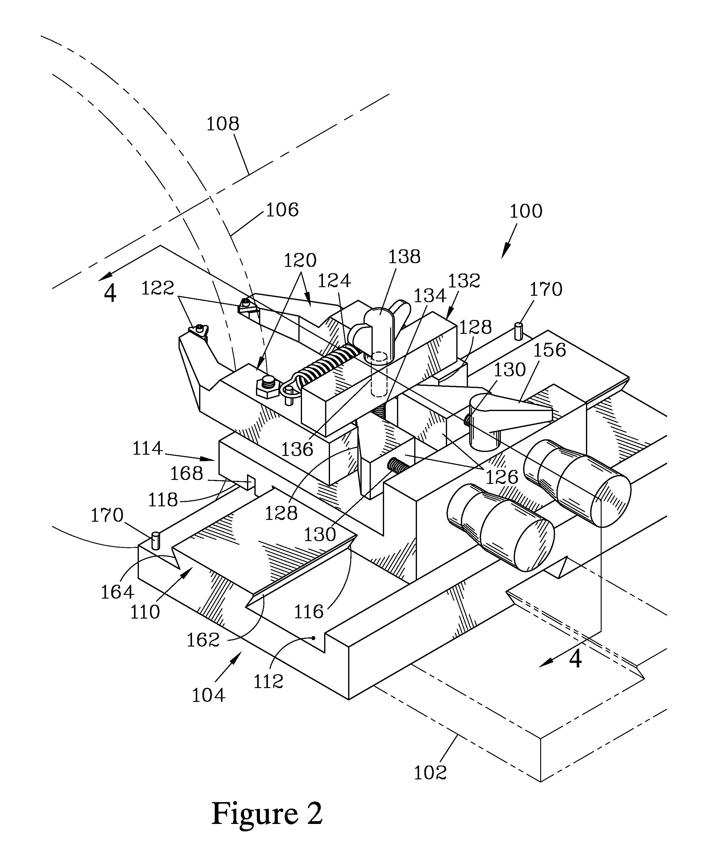 Cutting head assembly for on-vehicle brake lathe
