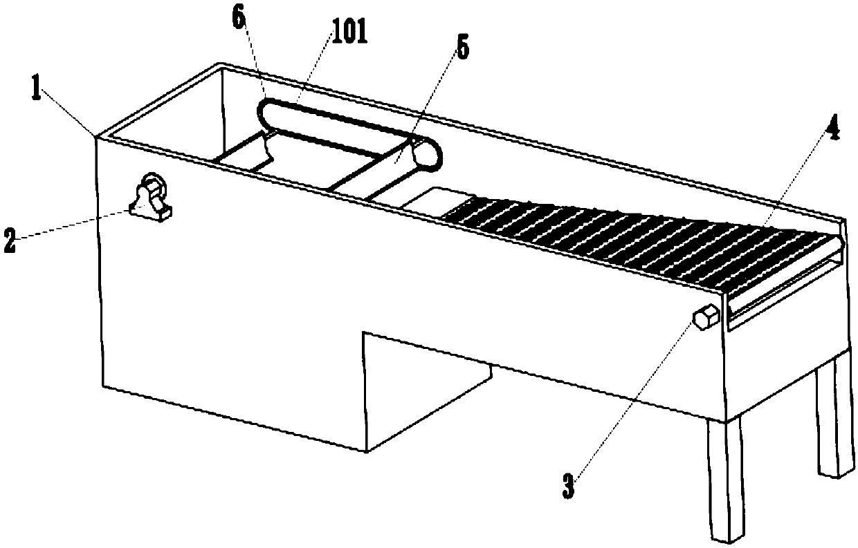 Apple floating and feeding device