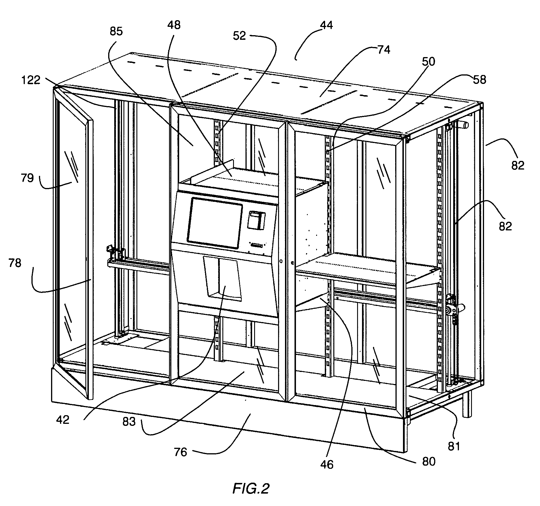 Article storage and retrieval apparatus and vending machine