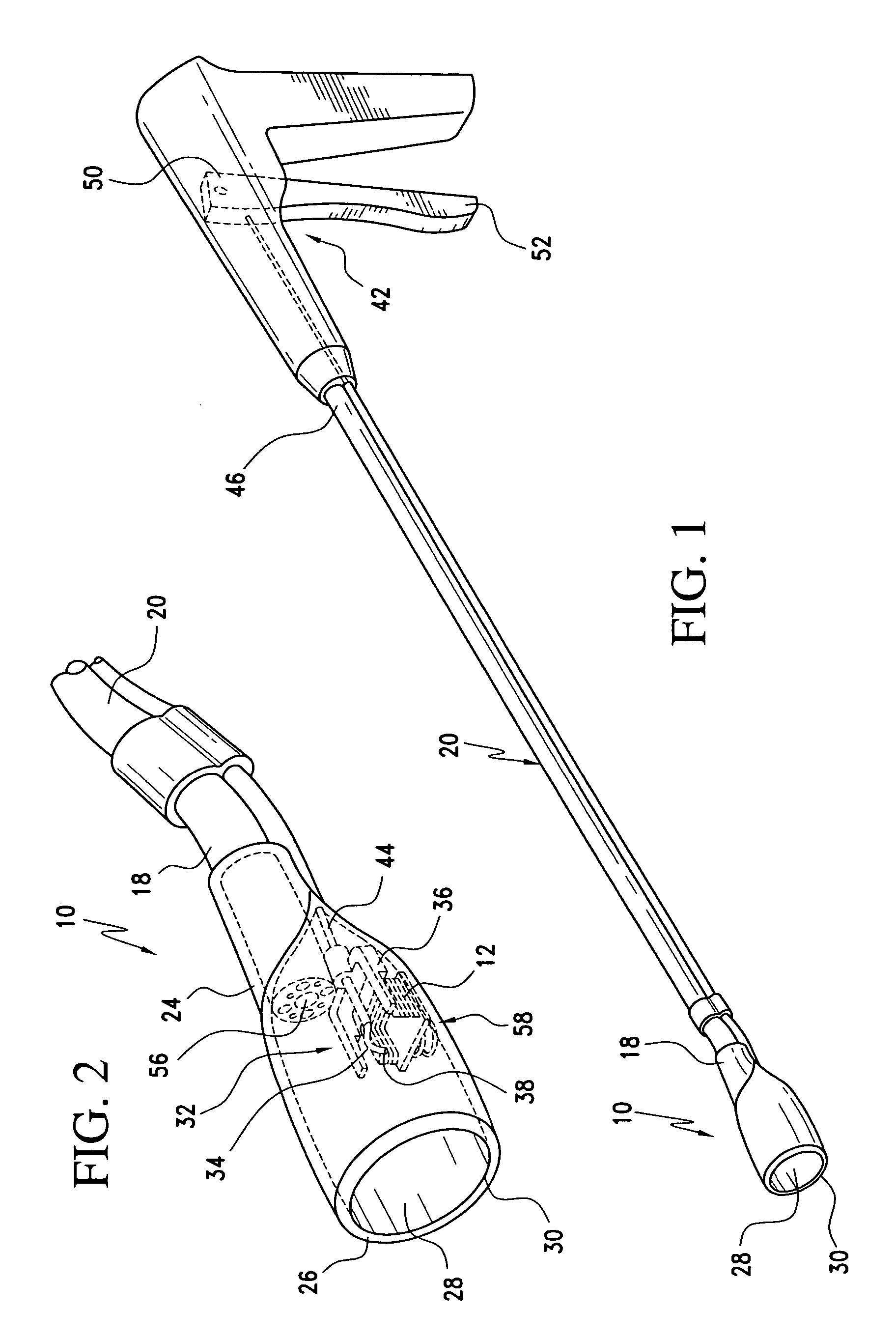 Method and apparatus for endoscopically performing gastric reduction surgery in a single pass